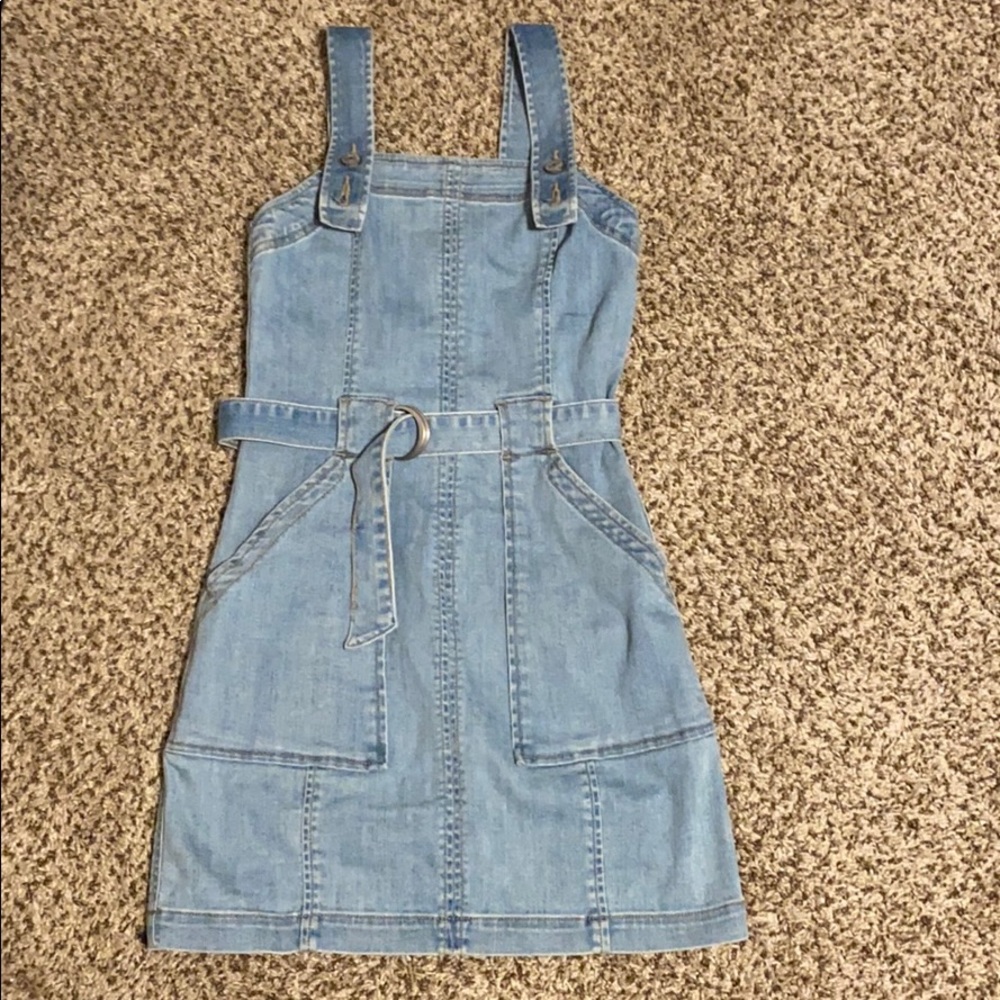 American Eagle Outfitters Denim Overall Dress